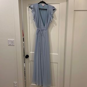 Pink Lily Wrap Maxi Dress